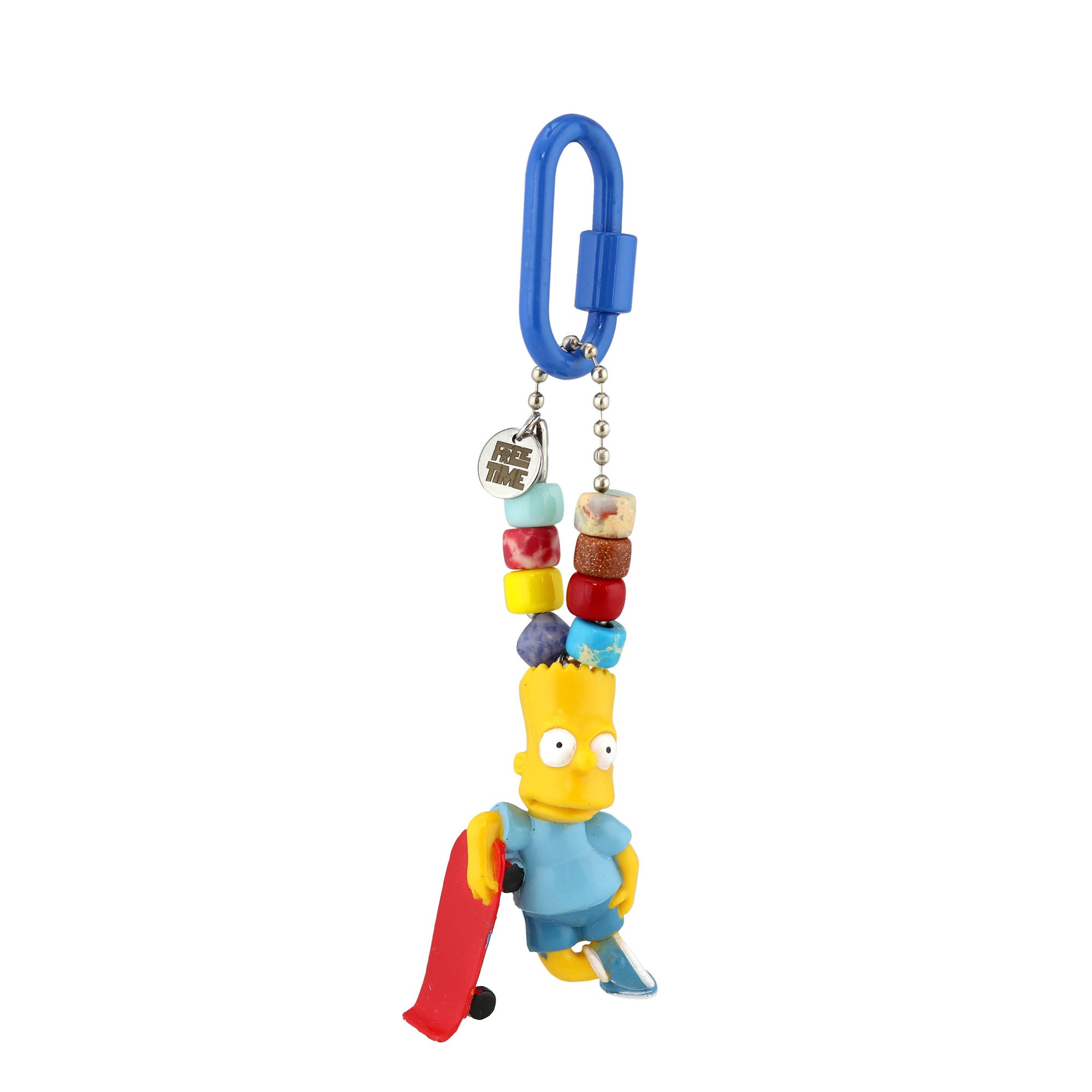 Bart Simpson on Skateboard Bag Charm