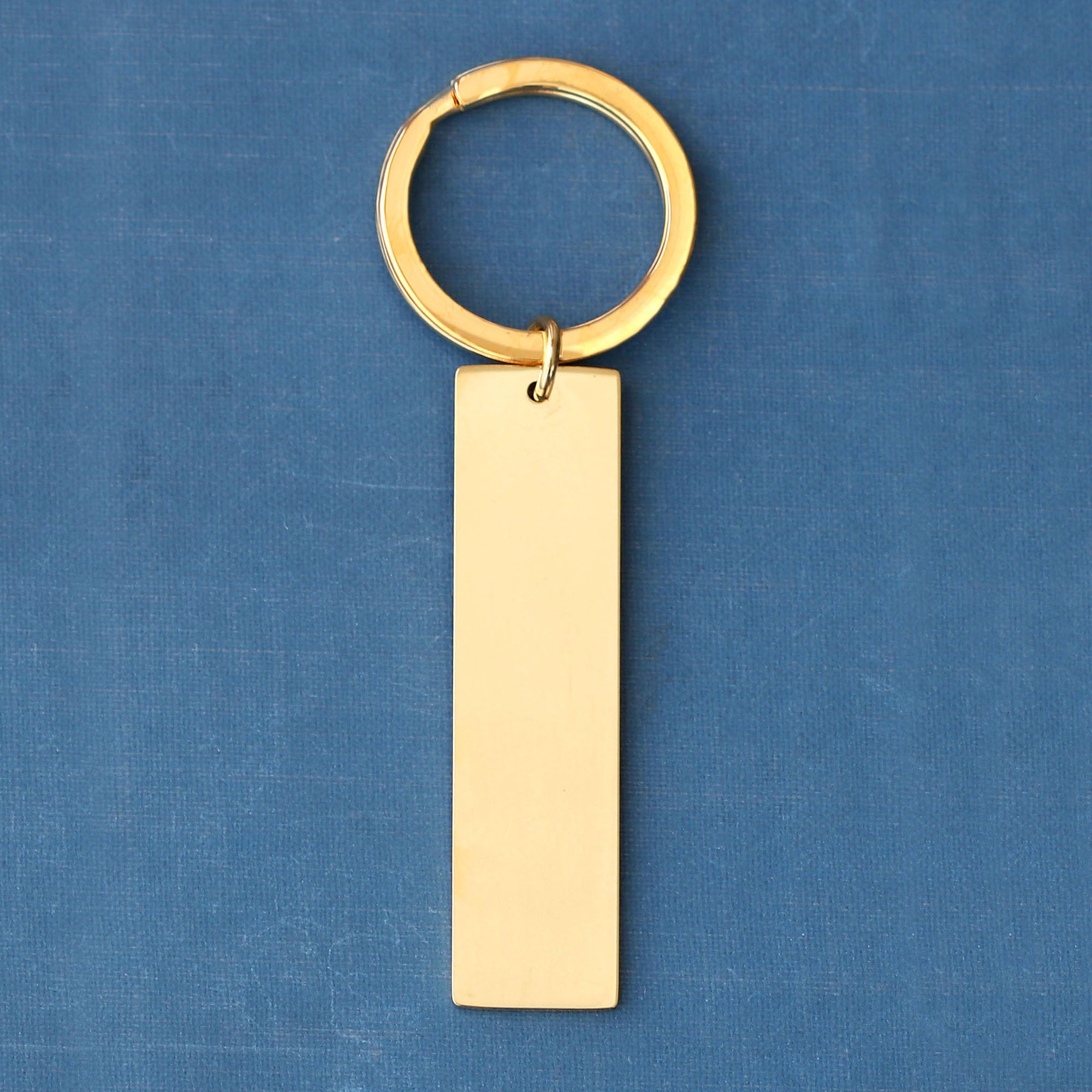 Personalized Rectangle Keychain