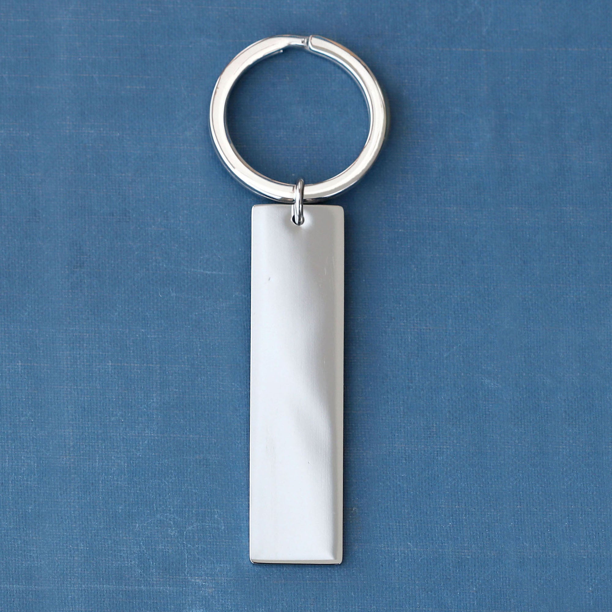 Personalized Rectangle Keychain