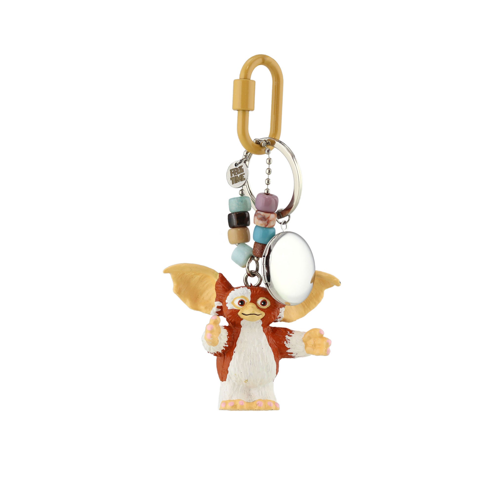 Personalized Round Locket Keychain