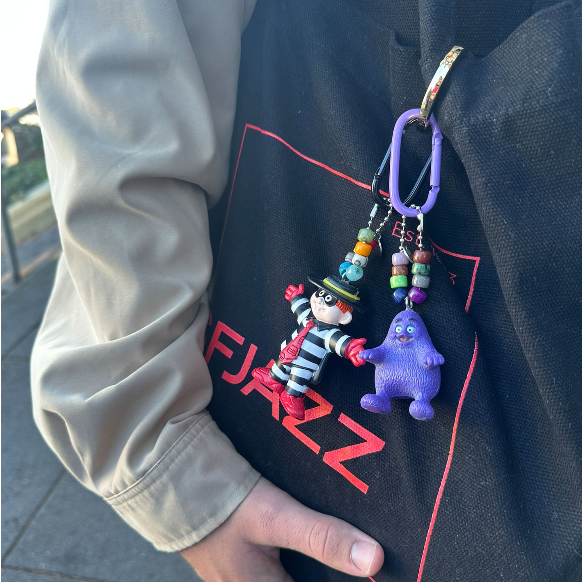 Vintage Grimace Bag Charm
