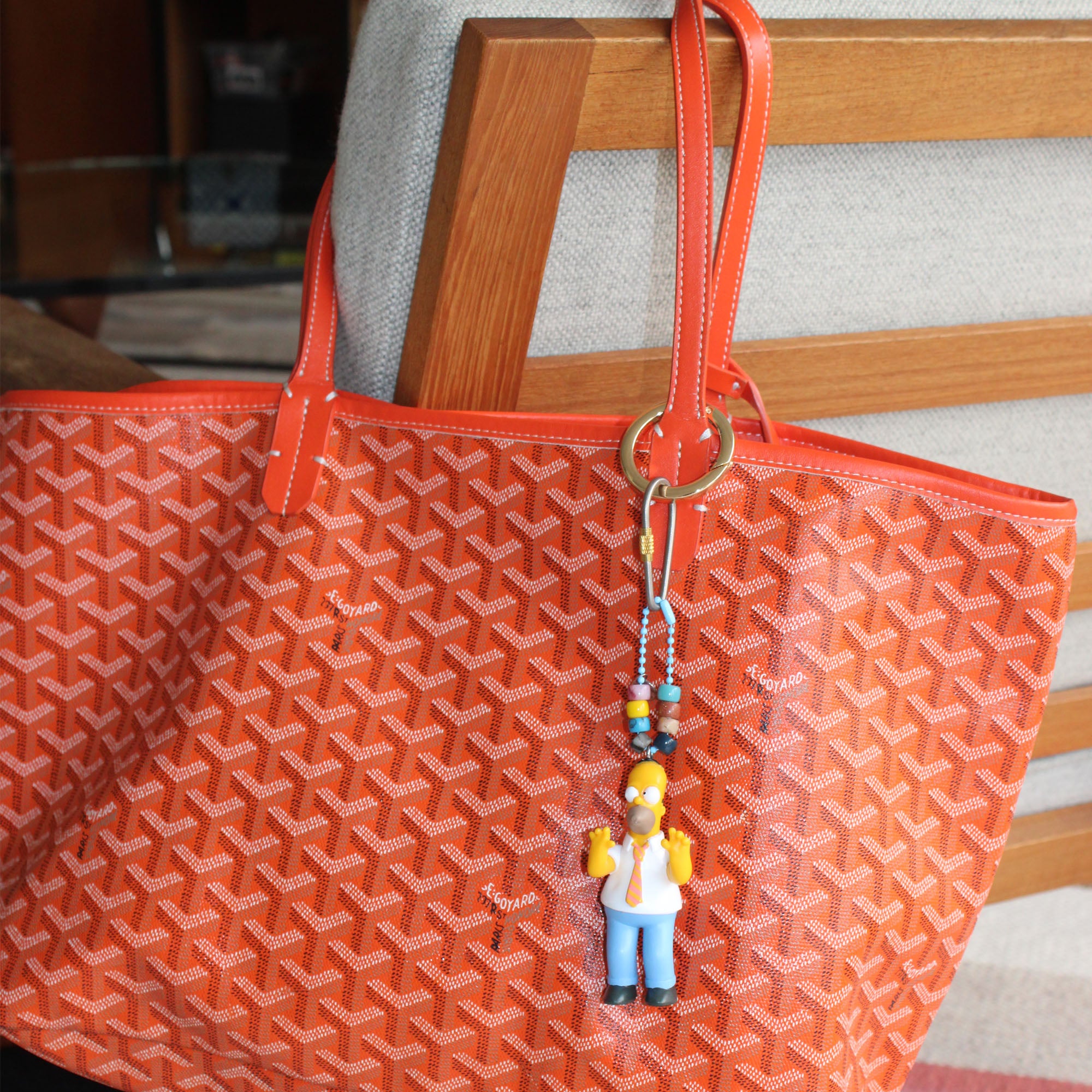 Homer Simpson Bag Charm