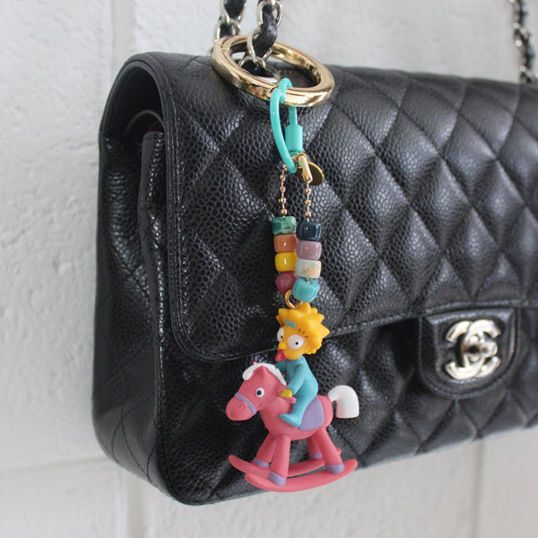 Vintage Maggie Simpson Bag Charm
